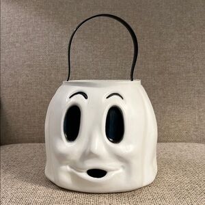Vintage Empire Blow Mold Halloween Ghost Candy Bucket